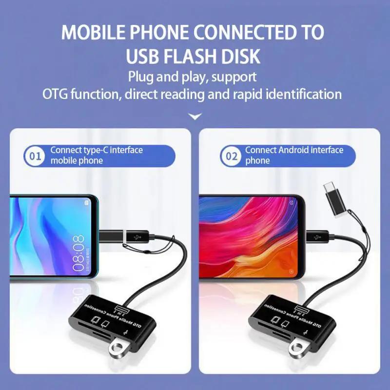 USB 2.0 C Ÿ OTG ÷ ̺ ޸ ī , PC Ʈ ׼, SD ޸  , 1 TF